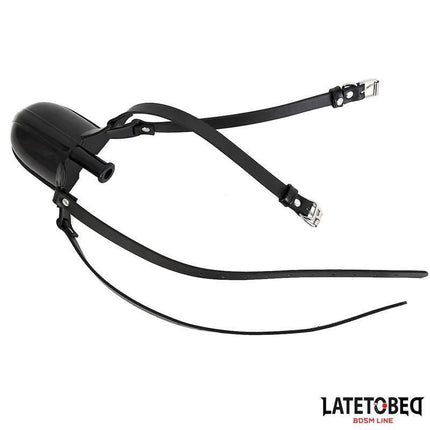 Gag with Drinker Black Adjustable