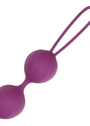 Garbo Double Kegel Ball Silicone purple pelvic floor exercise device
