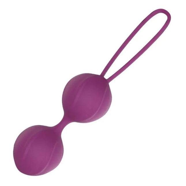 Garbo Double Kegel Ball silicone purple pelvic floor exercise device