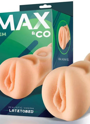 Compact Gem male masturbator with realistic vaginal opening made from soft TPE material for intense solo pleasure