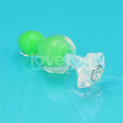 Gemoria Silicone Butt Plug with Glow in Dark Feature