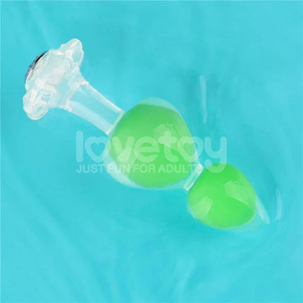 Gemoria Silicone Butt Plug with Glow in Dark Feature