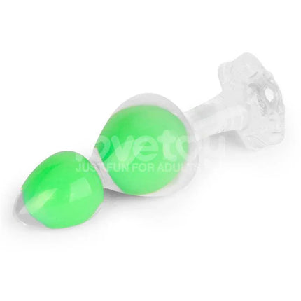 Gemoria Silicone Butt Plug with Glow in Dark Feature