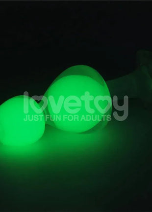 Gemoria Silicone Butt Plug with Glow in Dark Feature