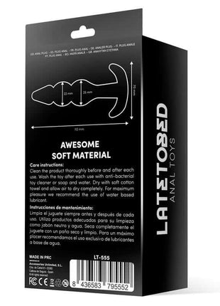 Gevil Anchor Butt Plug Black