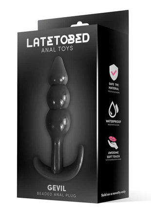 Gevil Anchor Butt Plug Black
