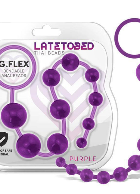 G.Flex Bendable Thai Anal Beads Purple