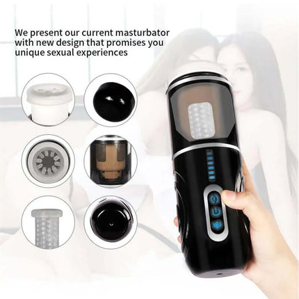 Gia Cup Thrusting and Rotating Masturbator