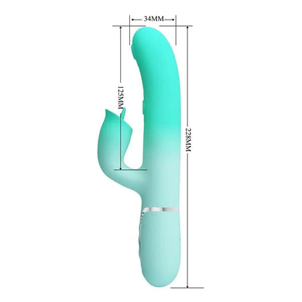 Gigi Rabbit Vibrator Thumping and Licking