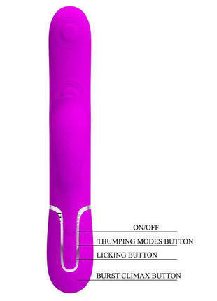 Gigi Vibrator Licking and Thumping Fuchsia
