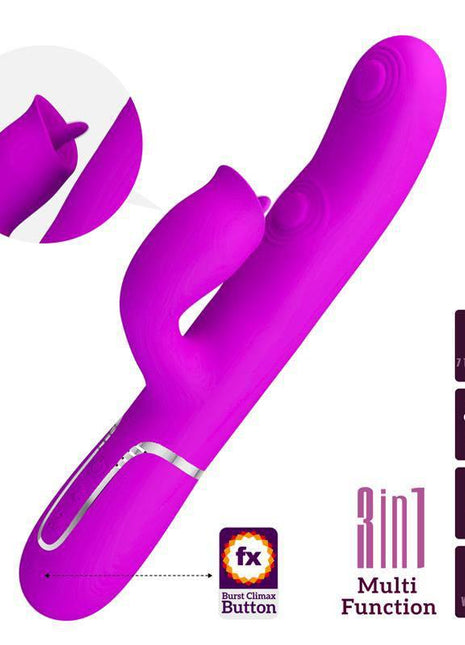 Gigi Vibrator Licking and Thumping Fuchsia