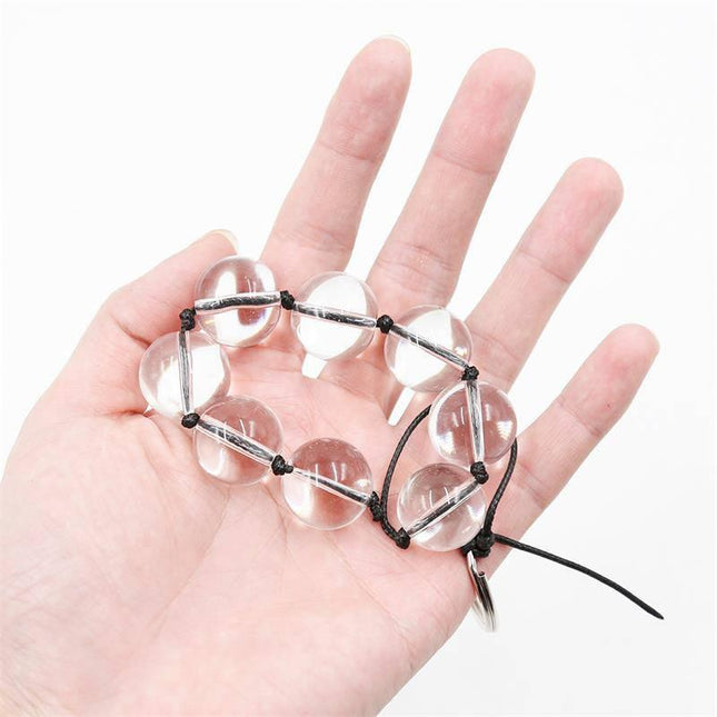 Glass Anal Beads 4 Sizes XL