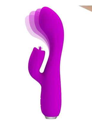 Gloria Vibe with tongue USB rechargeable silicone waterproof vibrator for ultimate pleasure