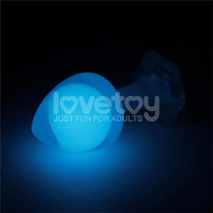 Glow in the Dark Butt Plug - Gemoria Steel Ball Design
