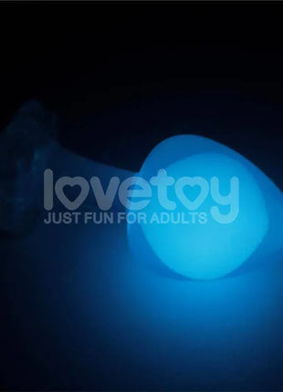 Glow in the Dark Butt Plug - Gemoria Steel Ball Design