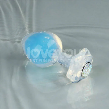 Glow in the Dark Butt Plug - Gemoria Steel Ball Design
