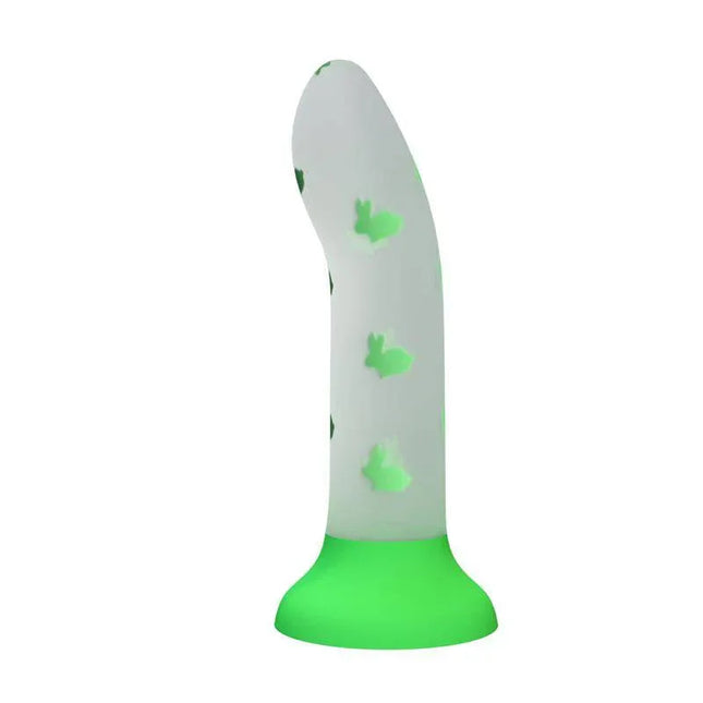 Glow in the Dark Dildo with Suction Cup and Harness