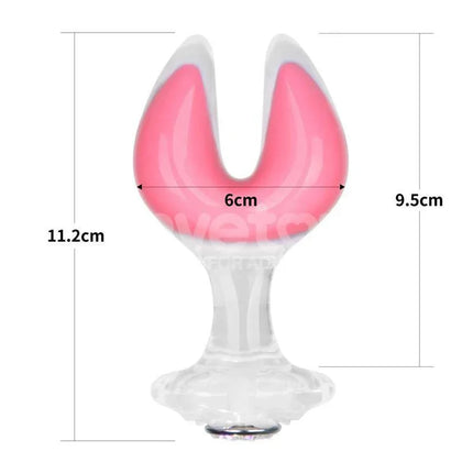 Glow in the Dark Silicone Butt Plug by Gemoria