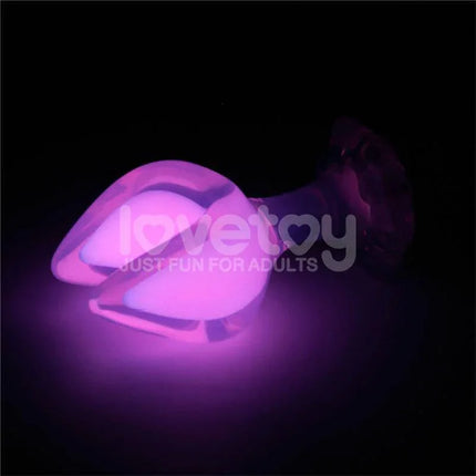 Glow in the Dark Silicone Butt Plug by Gemoria