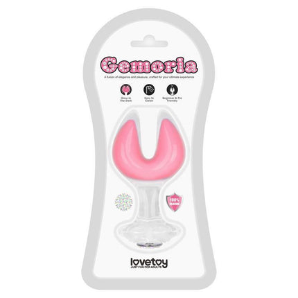 Glow in the Dark Silicone Butt Plug by Gemoria
