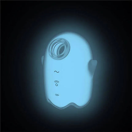 Glowing Ghost Clitoris Sucker Vibrator Glows in the dark