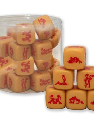 Gold Edition Lesbian Dice - Hard Rubber 1 Die