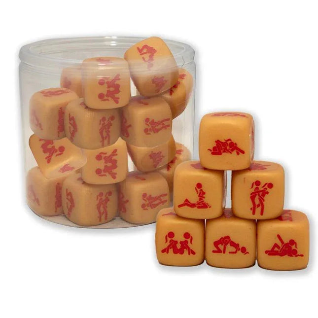 Gold Edition Lesbian Dice - Hard Rubber 1 Die