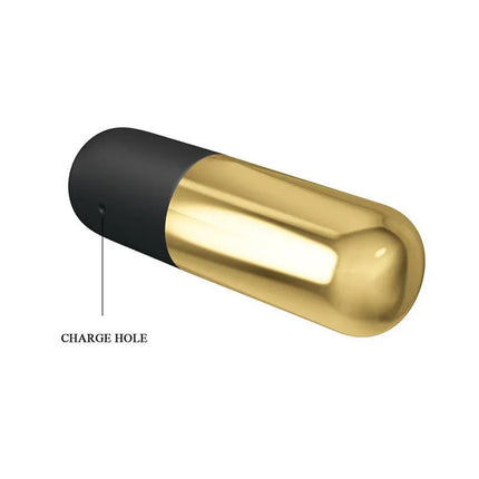 Gold Mini Massager with 12 Vibration Functions