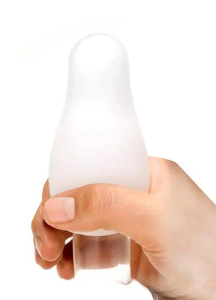 Yellow Grovv Masturbator Egg with elastic, textured design for enhanced pleasure