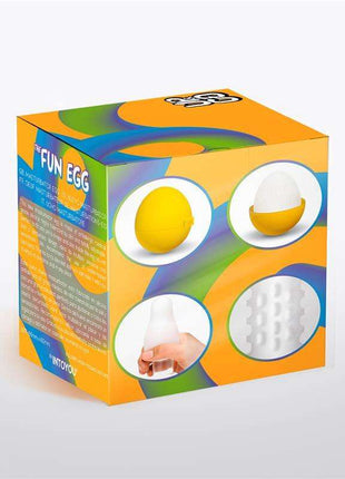 Yellow Grovv Masturbator Egg made of elastic material for enhanced pleasure and comfort