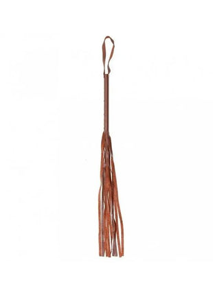 Handcrafted whip 62 cm with leather handle for precise control