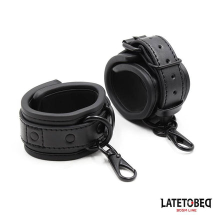 Handcuffs Adjustable Neoprene Black