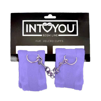 Handcuffs with Velcro Purple