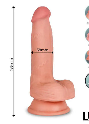 Triple Density Dildo 7.2 with Balls Hans