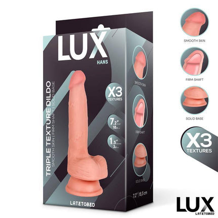Triple Density Dildo 7.2 with Balls Hans