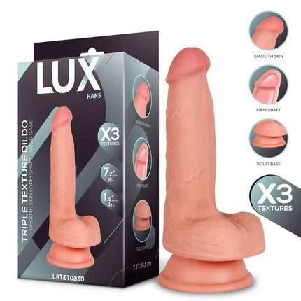 Triple Density Dildo 7.2 with Balls Hans