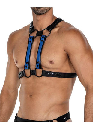 H4RNESS06 Chest Harness 4WAY Radiant Blue One Size