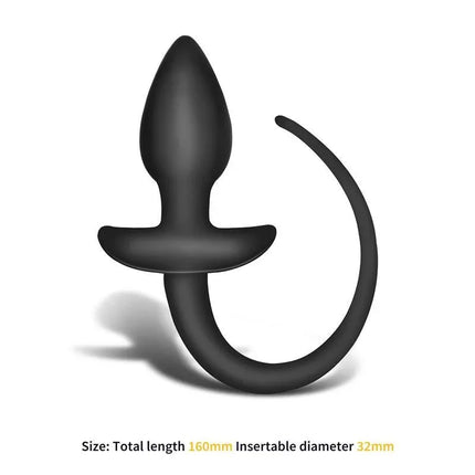 Harthley Butt Plug with Tail 16cm