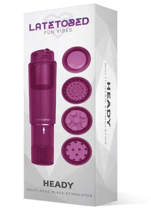 Heady Stimulator multi-head device in purple color