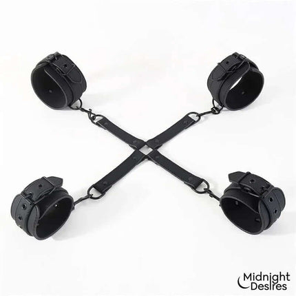 Hogtie Cross Bar Hand and Ankle Cuffs