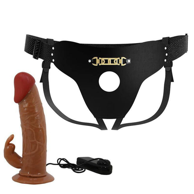Hollow Strap-on Dildo with Vibration 7.4 Mavion