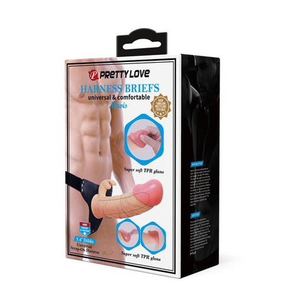 Hollow Strap-on Harness wt Dildo 19 cm Mavis