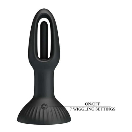 Hubert Anal Plug with 7 Wiggling