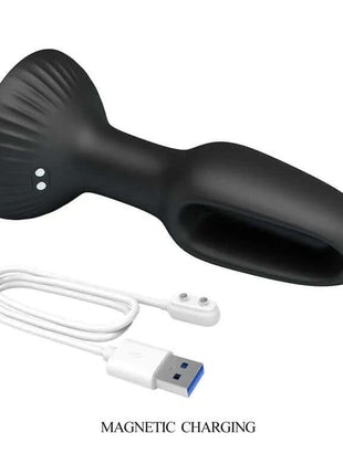 Hubert Anal Plug with 7 Wiggling