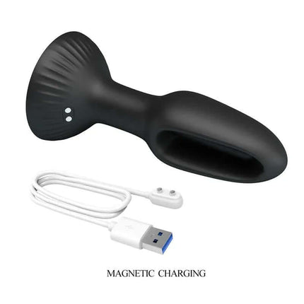 Hubert Anal Plug with 7 Wiggling