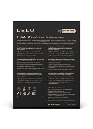Hugo 2 Prostate massager with black APP