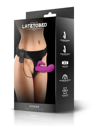 Hymax Strap-On Harness Multi-Speed Vibe with Rabbit and Remote Control