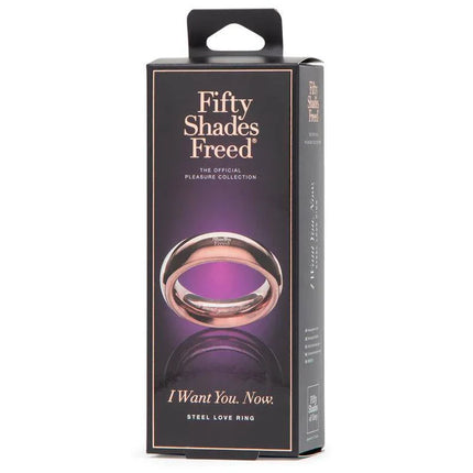 I Want You Now Steel Love Ring
