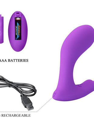 Idabelle Stimulator with Vibration and Pulsation Remote Control