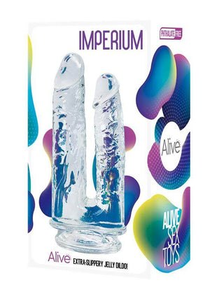 Imperium Double Dildo Jelly Clear